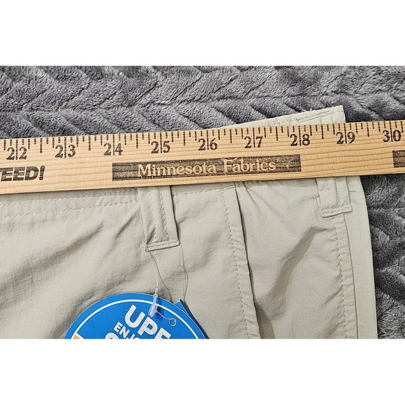 NEW*w/Tags Columbia Size 6X PFG Light Khaki Men's Bahama Shorts 8" Inseam - Picture 5 of 8